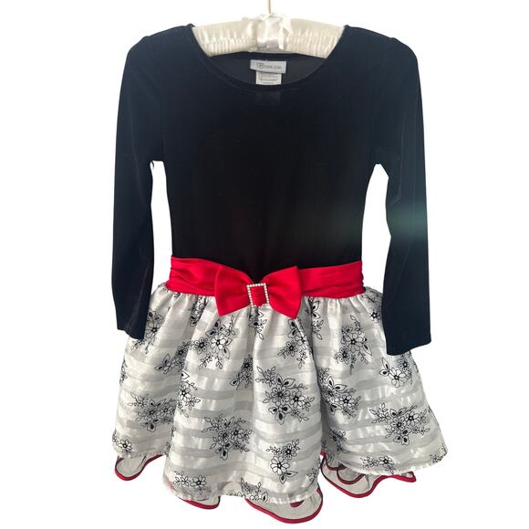 Holiday Dress Bonnie Jean Sz 8 Christmas dress - Picture 4 of 6
